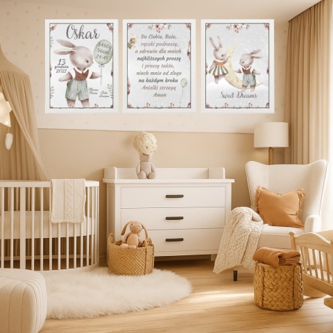 Króliczki Boho - Zestaw