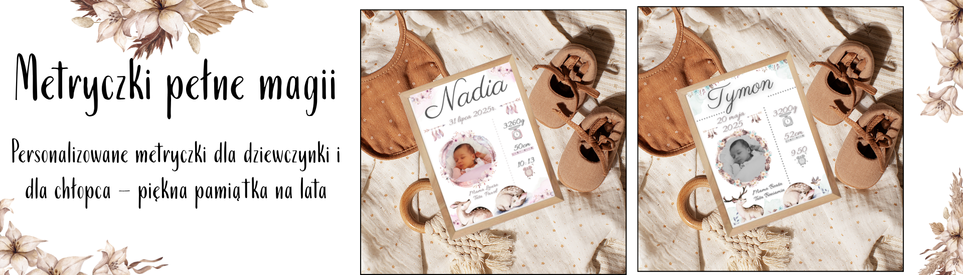 Metryczki dla malucha
